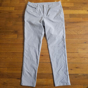 Lululemon Men's Light Gray Chino Pants 34x31